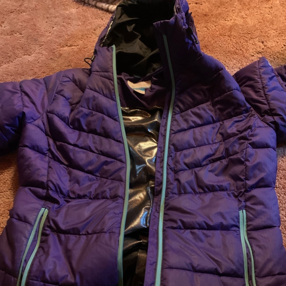 Columbia Omni-heat purple coat